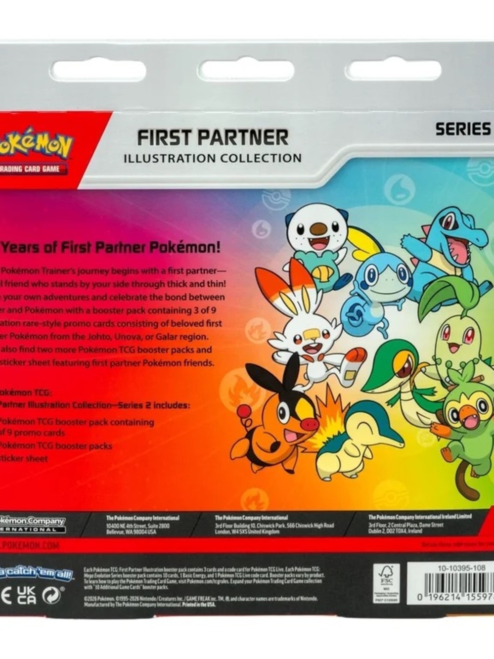 Pokémon First Partner Illustration Collection Series 2 - NIB/FS - Picture 3 of 5